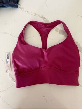 BuffBunny Racerback Sports Bra - Fuchsia